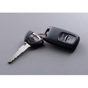 New Genuine Mazda Brushed Aluminium Coloured Car Key Shell Case MZDAACKFA